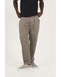 Brave Soul - Wide Leg Cotton Chino Trousers - Lyst