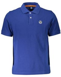 North Sails - Blauwe Katoenen Polo Voor Mannen - Lyst