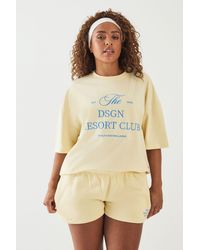 DSGN Studio - Resort Club Embroidered Oversized T-Shirt - Lyst