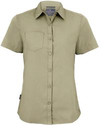Craghoppers - Ladies Expert Kiwi Short-Sleeved Shirt (Pebble) - Lyst