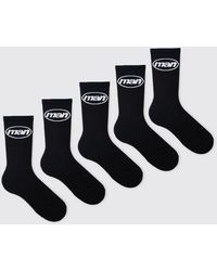 BoohooMAN - 5 Pack Sport Socks - Lyst