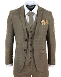 Paul Andrew - 3 Piece Tweed Check Vintage Retro Suit - Lyst