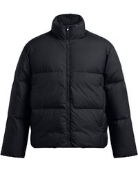 Under Armour - Solid Patterned Down Puffer Jacket - Lyst