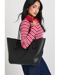 Boohoo - Large Structured Tote Bag - Lyst