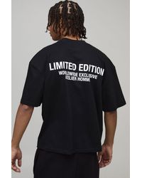 BoohooMAN - Oversized Boxy Limited Edition T-Shirt - Lyst