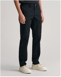 GANT - Slim Fit Twill Chinos - Lyst