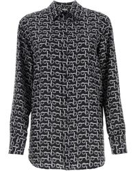 Burberry - Silk Shirt - Lyst