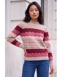 Roman - Petite Mutli Stripe Knit Jumper - Lyst