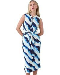 Roman - Petite Tie Dye Stretch Dress - Lyst