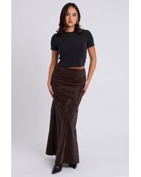 Urban Bliss - Snake Bias Cut Maxi Skirt - Lyst