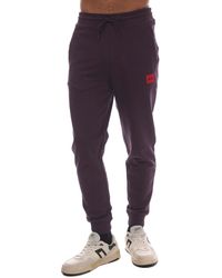 BOSS - Men's Red Box Logo Tracksuit Bottoms In Purple - Lyst