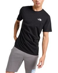 The North Face - T Shirts Simple Dome Crew Neck Sports Cotton T-Shirt - Lyst