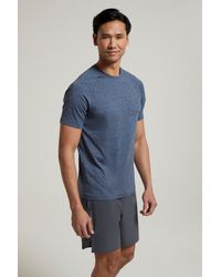 Mountain Warehouse - 'Agra' Isocool Striped Tee Sun Protection Comfy Sports T-Shirt Polyamide - Lyst