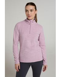 Mountain Warehouse - 'Snowdon' Fleece Top Half Zip Breathable Quick Dry Sweater - Lyst