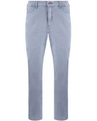 Armani - Emporio J18 Slim Fit High Waist Trousers - Lyst