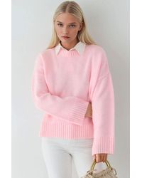 Hiccup - Thick Crew Neck Extra Soft Touch Sweater - Lyst
