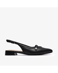 Clarks - Natalyn Sling Leather Shoes - Lyst