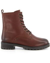Dune - Prestin Lace-Up Leather Boots - Lyst