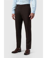 Limehaus - Flat Fronted Tailored Suit Trousers - Lyst
