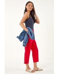Roman - Petite Bengaline Cropped Trouser - Lyst