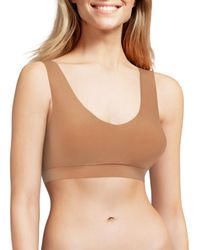 Chantelle - Softstretch V-Neck Jersey Crop Top - Lyst