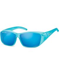 Montana - Rectangle Fit Over Matte Revo Mirror Polarized Fo4 - Lyst