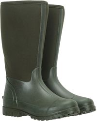 Mountain Warehouse - 'Mucker' Long Boots Water Resistant Easy Clean Cushioned Outdoor Shoes Textile - Lyst
