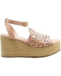 Ted Baker - Twed Pinky Laser Cut Wedges Leather - Lyst