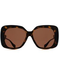 Versace - Square Havana Dark Ve4499U - Lyst