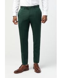 Alexandre Silver Label - Tailored Fit Italian Super 100''s Bottle Twill Trousers Wool - Lyst