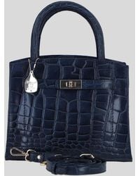 Ashwood Leather - Genuine Structured Handbag With Detachable Crossbody Strap - Lyst