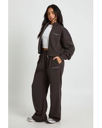 Boohoo - Ath Collective Emroidered Funnel Neck Tracksuit - Lyst