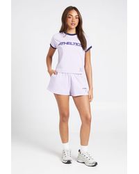 Boohoo - Athletics Club T-Shirt Short Tracksuit - Lyst