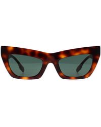 Burberry - Cat Eye Light Havana Dark Be4405 - Lyst