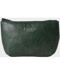Assots London - 'Diana' Full Grain Leather Zip Top Coin Purse - Lyst