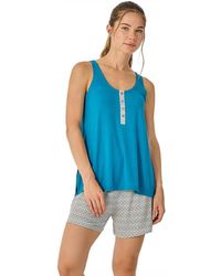 J&j Brothers - Summer Short Sleeveless Pyjamas Jjb26 - Lyst