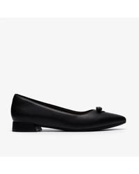 Clarks - Natalyn Trim Leather Shoes - Lyst