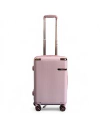 Infinity Leather - Hard Shell Cabin 55 X 36 X 22 Cm Pc Suitcase Luggage Suitable For Easyjet, Ryanair - Lyst