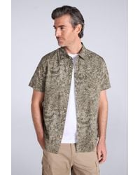 Mountain Warehouse - Tropical Printed Short Sleeve Shirt 100% Cotton Chest Pocket Holiday Top - Lyst