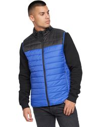 Crosshatch - Presnell High-Neck Gilet Cotton - Lyst