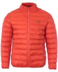 Lyle & Scott - And Packable Puffer Jacket - Lyst