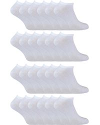 Sock Snob - 24 Pack Multipack Cotton Trainer Socks For - Lyst