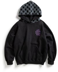 ANTI SOCIAL SOCIAL CLUB - Anti Social Club Assc Chenille Checkered Hoodie - Lyst