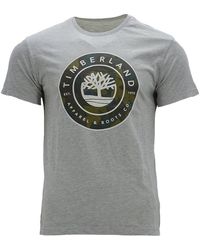 Timberland - Printed T Shirts Crew Neck Summer Top Short Sleeve Premium Tee - Lyst