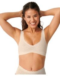 Sloggi - 10211241 Zero Feel Lace 2.0 Bralette Bra - Lyst