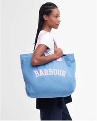 Barbour - Logo Holiday Tote Bag - Lyst