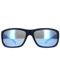 Arnette - Rectangle Matte Dark Mirror Water Sunglasses - Lyst