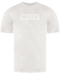 Nicce London - Short Sleeve Crew Neck Cotton Peak T-Shirt 0211 K002 0741 - Lyst