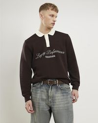 River Island - Jumper Regular Fit Penrose Ottoman Cotton - Lyst