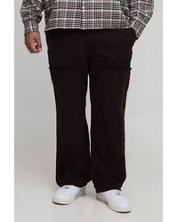 BoohooMAN - Plus Bleach Wash Relaxed Fit Carpenter Pants - Lyst